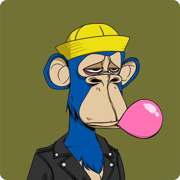 Bored Ape #1234, blue fur